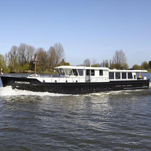 Super-yacht per navigazione fluviale - Altena Yachting - con cabina di pilotaggio