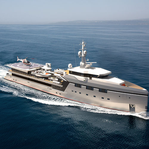 Mega-yacht da crociera - YS 75 - Amels - con cabina di pilotaggio / con eliporto / su misura
