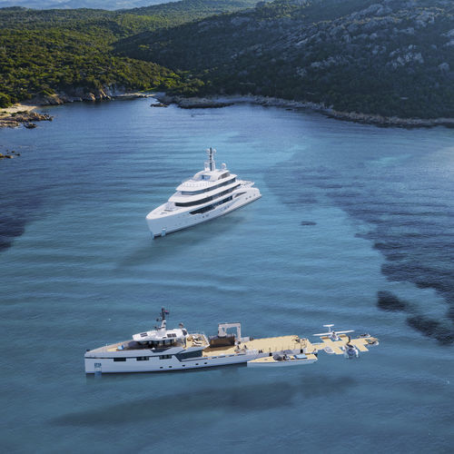 Mega-yacht da crociera - YS 53 - Amels - raised pilothouse / con 5 cabine / con eliporto