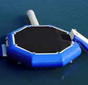 Gioco acquatico con piattaforma - VWG-003 - RPG s.r.l. - trampolini / isola / porta polivalente
