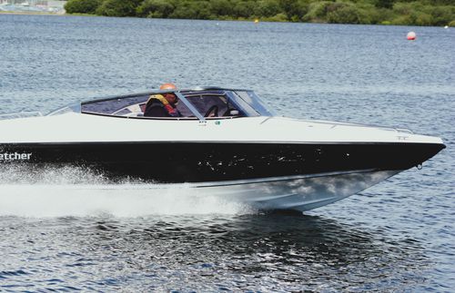 Runabout entrobordo - 17 GTS - Fletcher Boats - con dual console / bow-rider / open