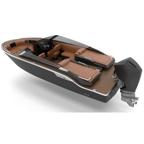 Runabout fuoribordo - F23 - Fletcher Boats - entrobordo / con dual console / bow-rider