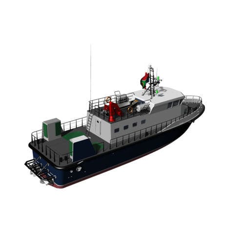 Barca professionale patrol boat - Hurricane 24 - KND Naval Design - entrobordo a idrogetto / in alluminio / con scafo rigido