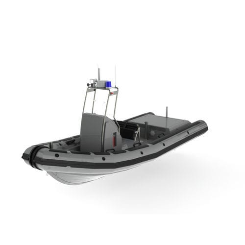 Barca professionale patrol boat - Navigator 720 IBM - KND Naval Design - entrobordo / in alluminio / RIB