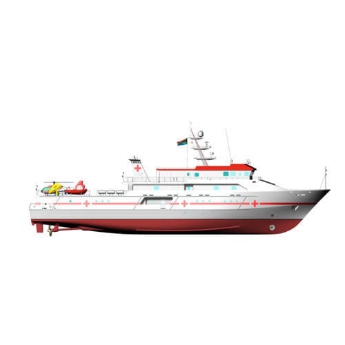 Nave di salvataggio (SAR) ospedale - Seasaver 59 - KND Naval Design - in alluminio