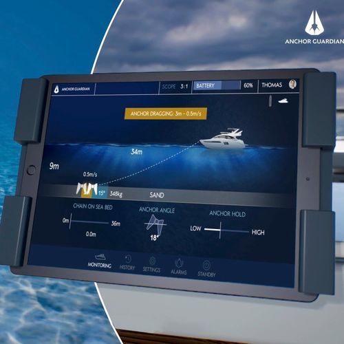 Sistema di sorveglianza e allarme per barca - Swiss Ocean Tech - per yacht / multifunzione / per ormeggio