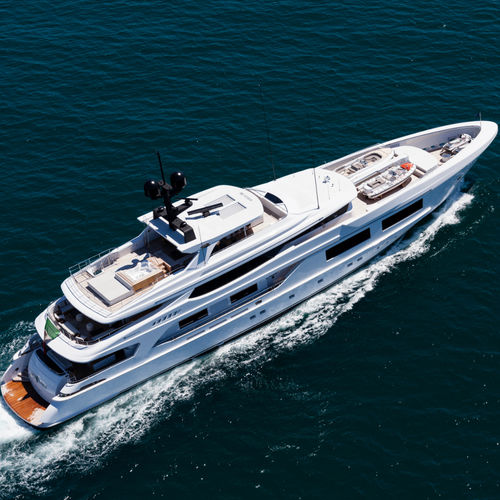 Mega-yacht da crociera - UNICORN - Baglietto spa - con cabina di pilotaggio / con 6 cabine / in acciaio