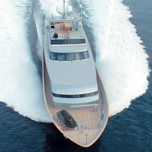Super-yacht da crociera - BOLARO - Baglietto spa - con fly / dislocante / in alluminio