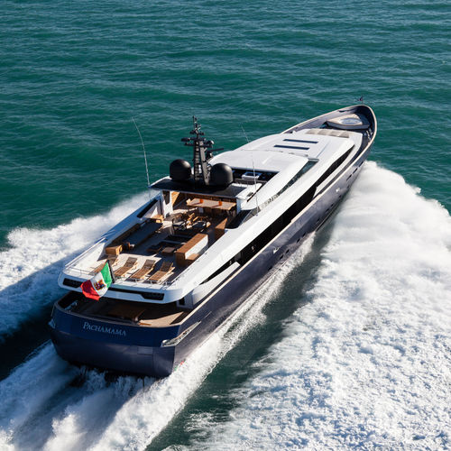 Super-yacht da crociera - PACHAMAMA - Baglietto spa - rapido / raised pilothouse / con 5 cabine