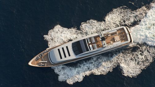 Super-yacht da crociera - APACHE II - Baglietto spa - con cabina di pilotaggio / con scafo planante