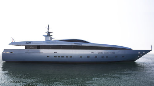 Mega-yacht da crociera - SEA KID - Baglietto spa - raised pilothouse / con scafo planante