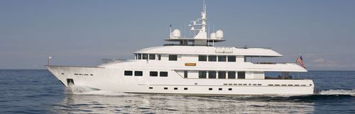 Mega-yacht di lusso rapido - INGOT - Burger Boat Company - classico / raised pilothouse / con scafo dislocante