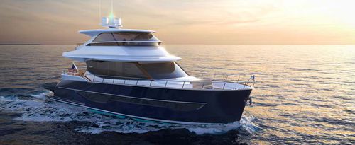 Motor-yacht da crociera - 66  - Burger Boat Company - con fly / con 3 cabine / in alluminio
