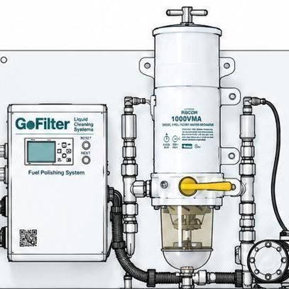 Sistema di depurazione del carburante per diesel - GOF 1800 - GOFILTER D&S GMBH - per nave / automatico