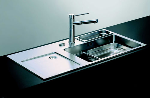 Lavello rettangolare - Gastronorm Sink 980 - GN ESPACE GALLEY SOLUTIONS LTD. - in acciaio inossidabile / per barca