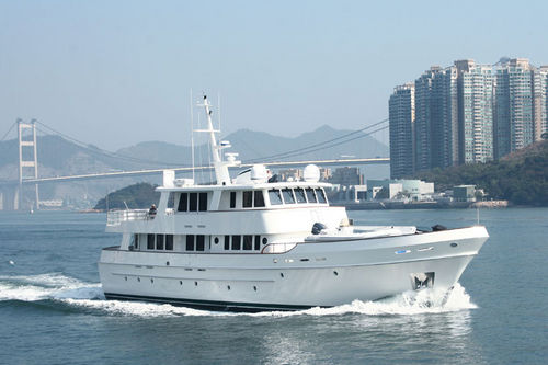 Motor-yacht offshore - Serenity 90 - Cheoy Lee - explorer / raised pilothouse / con scafo semiplanante