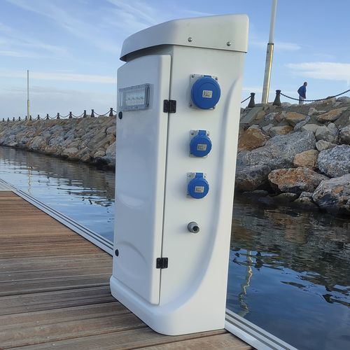 Colonnina RFID - DORY - GCEI FRANCE - di distribuzione elettrica / di distribuzione di acqua / per pontile
