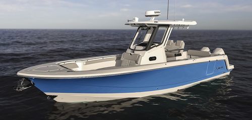 Barca open con console centrale - 290 OUTRAGE - Boston Whaler - fuoribordo / bimotore / da pesca sportiva