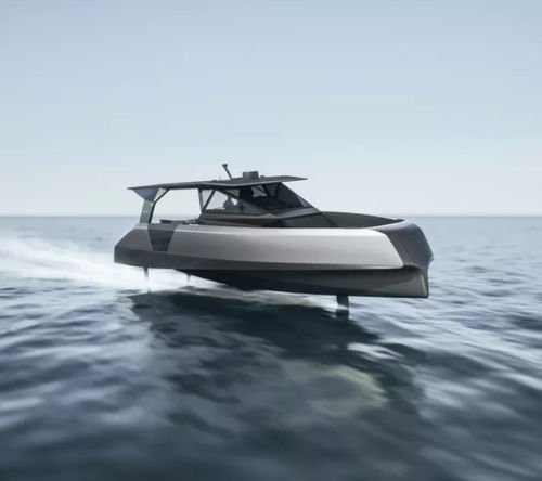 Barca open entrobordo - THE OPEN - Tyde GmbH - elettrica / bimotore / con console centrale