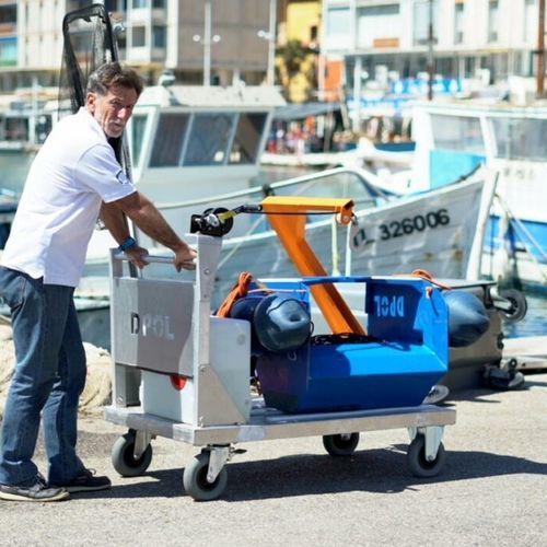Carrello per movimentazione - DPOL® Lifter - EKKOPOL - da trasporto / per pontile / in alluminio