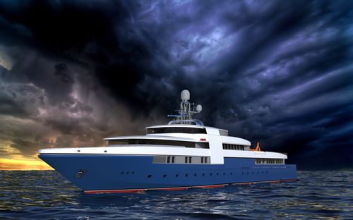 Mega-yacht da crociera - 82m - Brythonic Yachts - in acciaio / in alluminio / con piscina