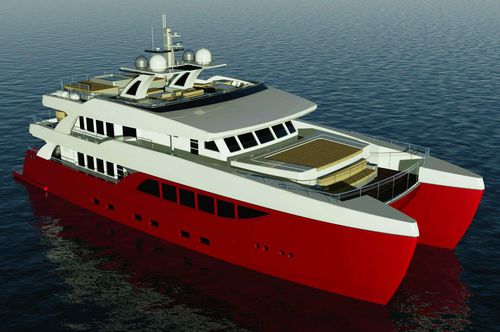 Super-yacht catamarano - 32m - Brythonic Yachts - da crociera / con 4 cabine / in alluminio