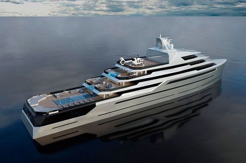 Mega-yacht da crociera - 105m  - Brythonic Yachts - explorer / in acciaio / in alluminio