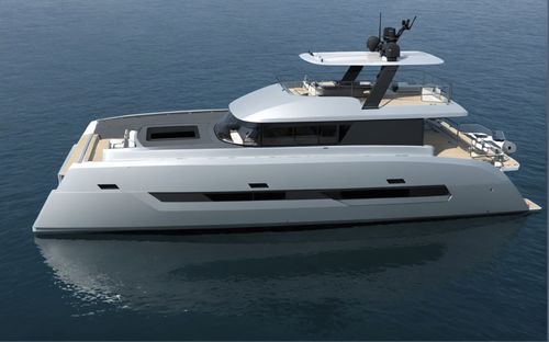 Motor-yacht catamarano - R6 - Brythonic Yachts - da crociera / con fly / elettrico