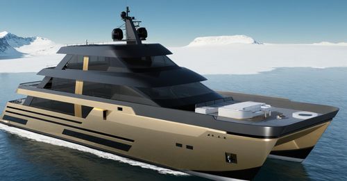 Super-yacht catamarano - 45m - Brythonic Yachts - da crociera / con fly / con 6 cabine