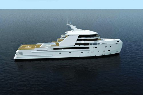 Mega-yacht da crociera - 80m Shadow - Brythonic Yachts - con cabina di pilotaggio / con 7 cabine / in acciaio