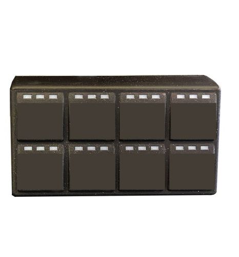 Quadro elettrico per barca - SP8 - SAFIERY PTY LTD - di corrente / a tenuta stagna / LED