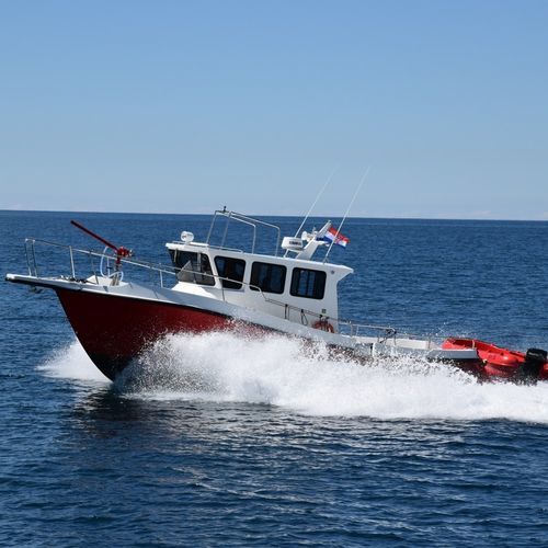 Barca professionale motobarcapompa - Furibond 11.80 - Marservis - entrobordo / con scafo rigido