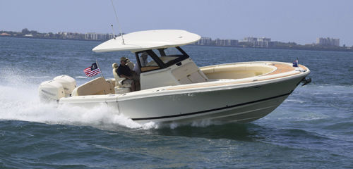 Barca open fuoribordo - CATALINA 30 - Chris Craft - bimotore / con console centrale / da immersione