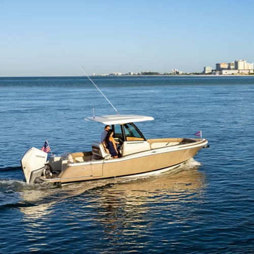Barca open fuoribordo - CATALINA 24 - Chris Craft - con console centrale / max. 10 persone / con prendisole