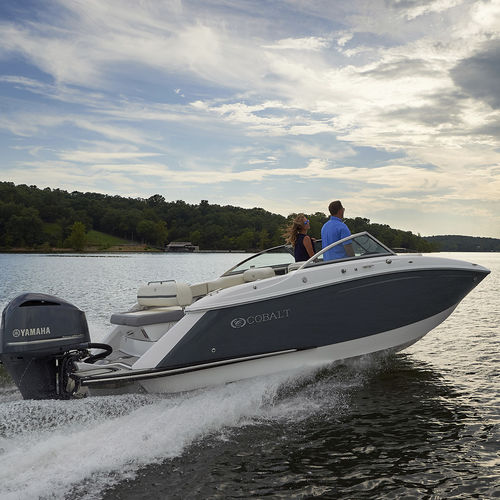 Runabout fuoribordo - 23SC  - Cobalt Boats - con dual console / bow-rider / max. 12 persone