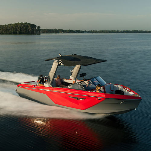 Runabout da wakeboard - S23 - Nautique Boat Company - entrobordo / con dual console / bow-rider
