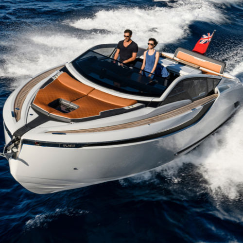 Cabinato entrobordo - F//LINE 33 - Fairline - diesel / bimotore / open