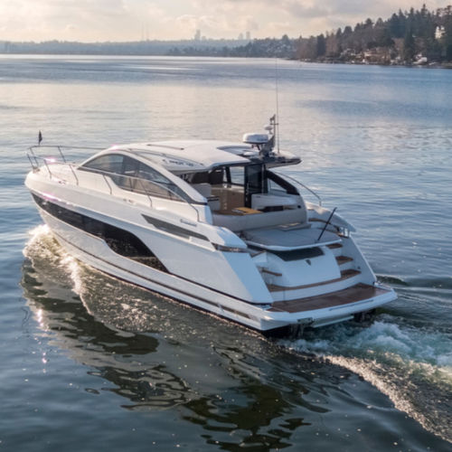 Cabinato entrobordo - TARGA 45 GT - Fairline - diesel / bimotore / hard-top