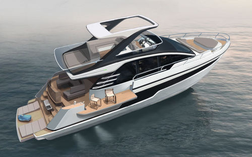 Motor-yacht da crociera - Squadron 58 - Fairline - con fly / in linea d'asse / con 3 cabine