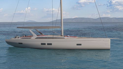 Sailing-yacht tradizionale - GS 60 LC - Grand Soleil Yachts - con 2 cabine / con poppa aperta / con bompresso
