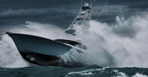 Motor-yacht da pesca sportiva - GT65 Carolina - Hatteras Yachts - con fly / con 3 cabine