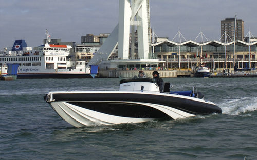 Gommone semirigido - BLADERUNNER 35 - ICE MARINE - fuoribordo / bimotore / open