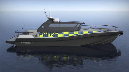 Barca professionale patrol boat - Santoku C-PPC - ICE MARINE - barca da lavoro / entrobordo / fuoribordo