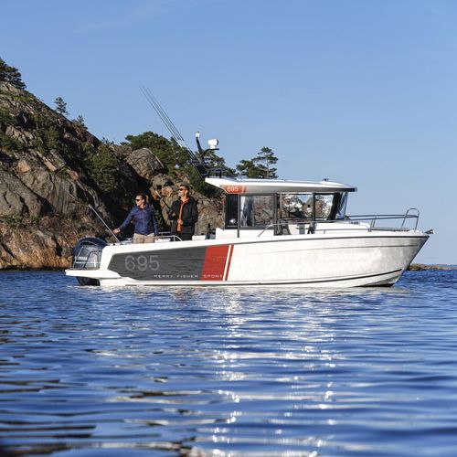 Barca da pesca e diporto fuoribordo - MERRY FISHER 695 SPORT - Jeanneau - Motorboats - con cabina di pilotaggio / multiuso / max. 8 persone