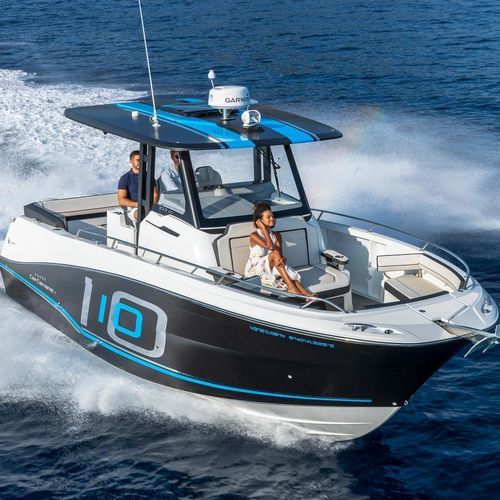 Barca open fuoribordo - CAP CAMARAT 10.5 CC - Jeanneau - Motorboats - bimotore / con console centrale / da pesca sportiva