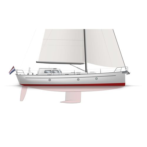 Barca a vela da crociera - BESTEVAER 45ST PURE MATE - KM Yachtbuilders - in alluminio / con cutter