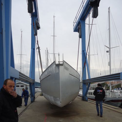 Barca a vela da crociera - BESTEVAER 45ST  JONGEDAME - KM Yachtbuilders - in alluminio
