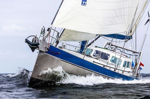 Sailing-yacht da crociera - BESTEVAER ANABEL - KM Yachtbuilders - con poppa aperta / in alluminio / a chiglia retrattile