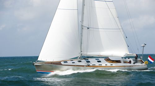 Sailing-yacht da crociera - Stadtship 70 RED ROOSTER - KM Yachtbuilders - con 4 cabine / con poppa aperta / in alluminio