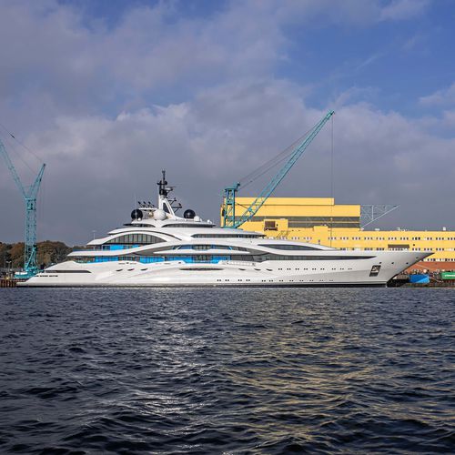 Mega-yacht da crociera - AL LUSAIL - Lurssen Yachts - raised pilothouse / con eliporto